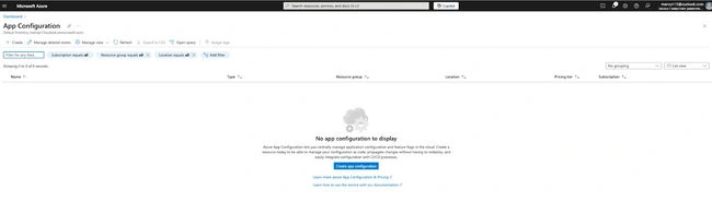 App Configuration