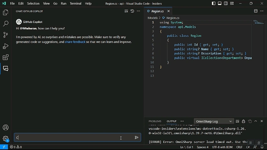 Create lines of code