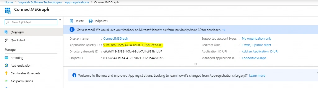 Fetch Access Token To Access Microsoft Graph API Using Msal.JS (Microsoft Security Authentication Library)