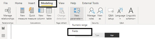 Creating Field Parameter