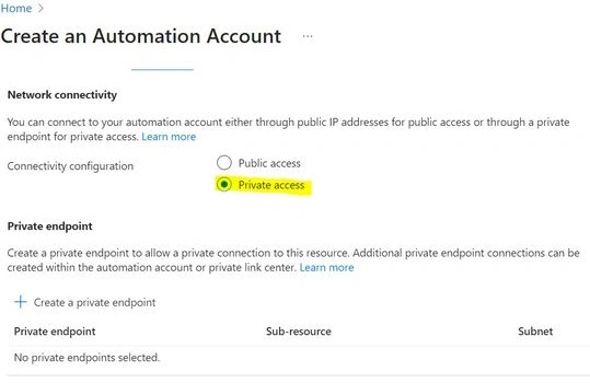 Private Access