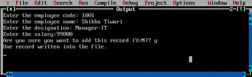 Output