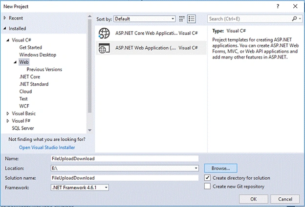 Open Visual Studio