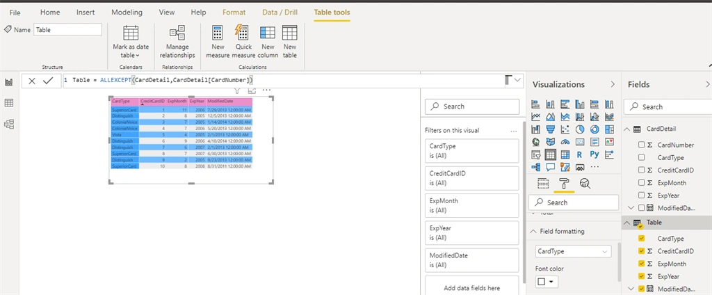 Filter Functions (DAX) In Power BI