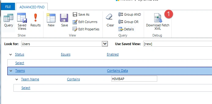 Filtering User Lookup Based On The Team