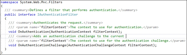 Authentication logic