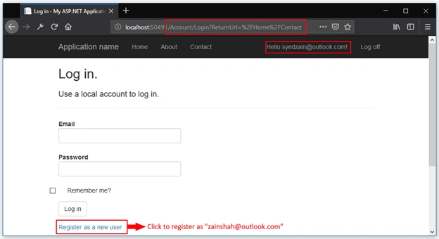  Contact page