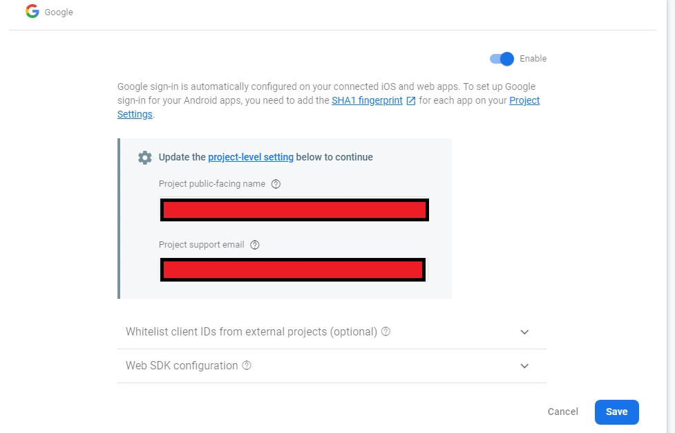 Firebase Authentication In Angular