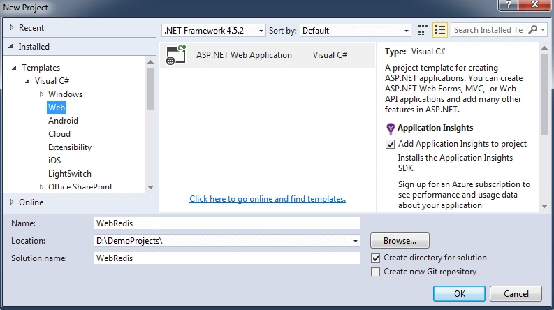 Use Redis With ASP.NET MVC