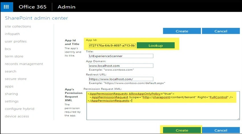 Tenant permissions