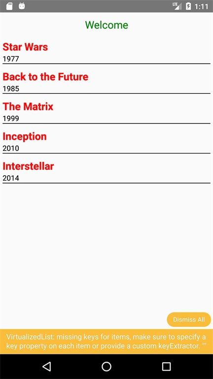 FlatList React Native