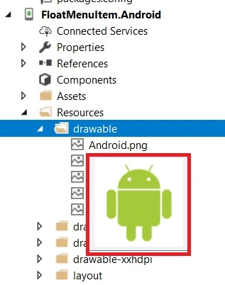 Float Menu Item Working Navigation In Android And UWP Using Xamarin.Forms