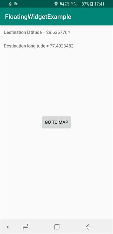 Floating Widget In Android