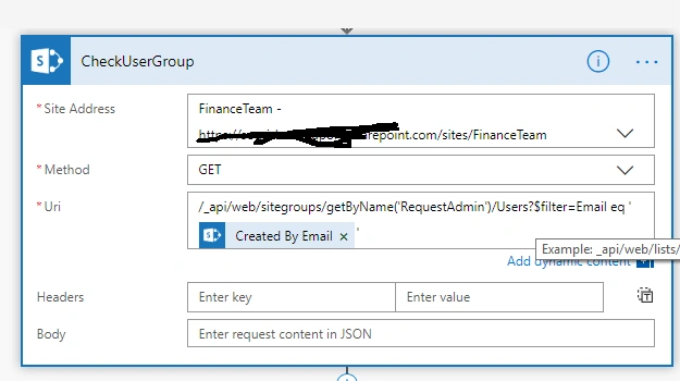 Flow With SharePoint REST API