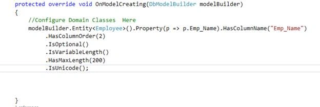 Configure