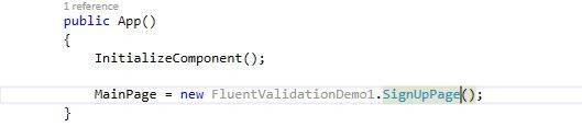 Fluent validation with MVVM