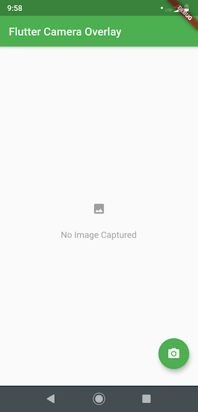 Flutter Camera Overlay Or Overlap Using Stack Bar