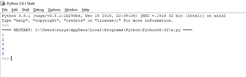 For Loop In Python
