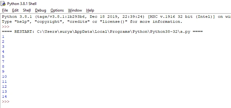 For Loop In Python