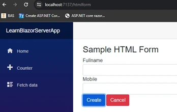 Output HTML form controls