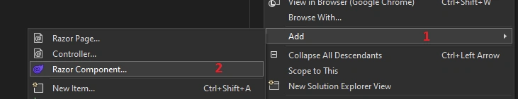 Create Blazor Form InputComponent