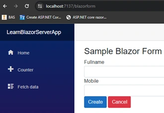 Blazor Form