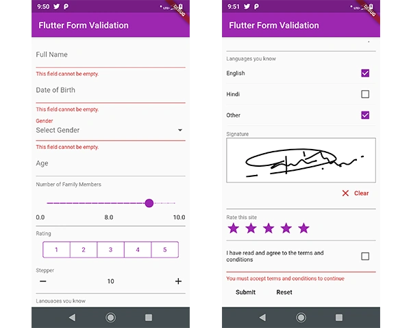 Form Validation In Flutter