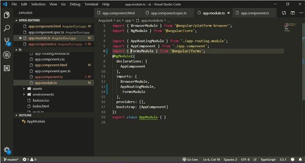 Angular 8 Forms
