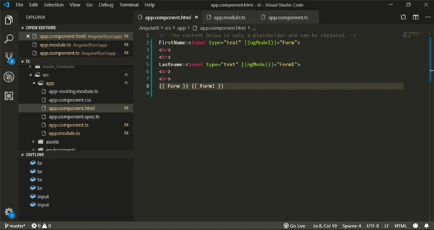 Angular 8 Forms