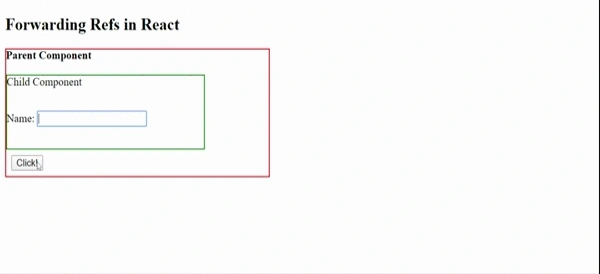 Forwarding Refs In React