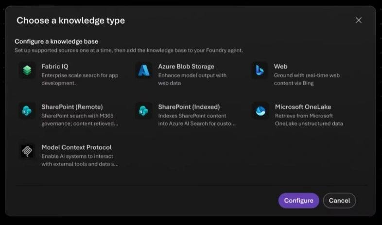 configure
