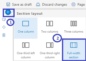 Full Width Column SPFX Control