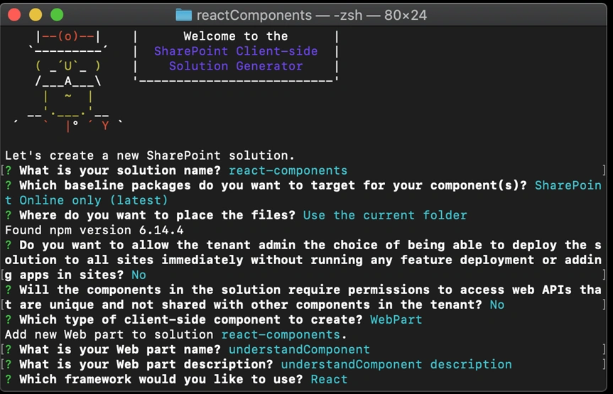 Function and class component in react with SPFx