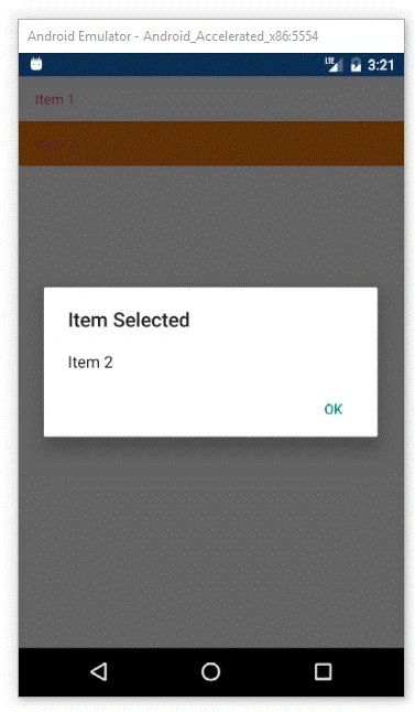 Xamarin ListView selection