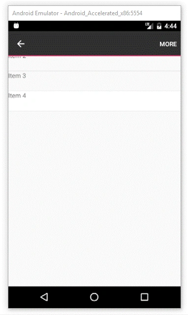 Xamarin.Forms context actions