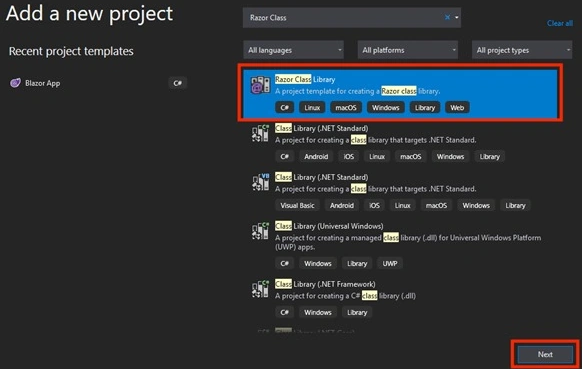 Click on next
