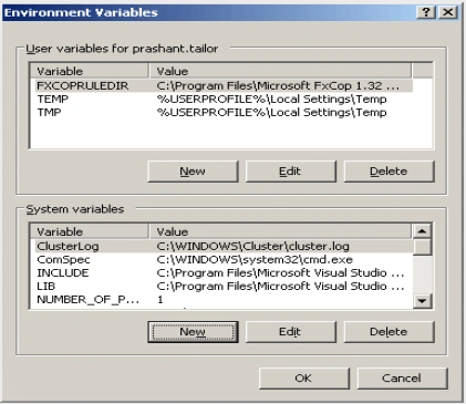 Environment Variables