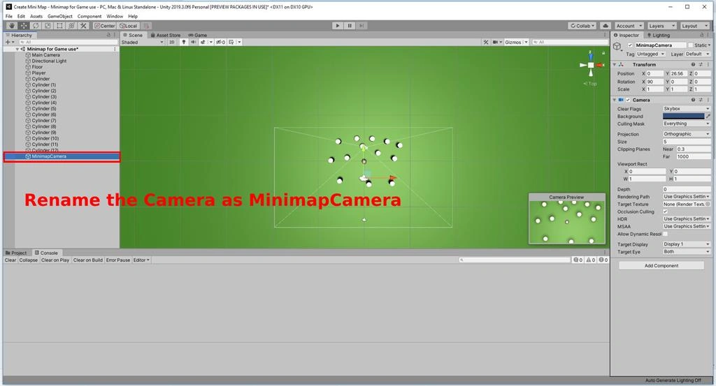 Create A Game Minimap Using C# Scripts In Unity