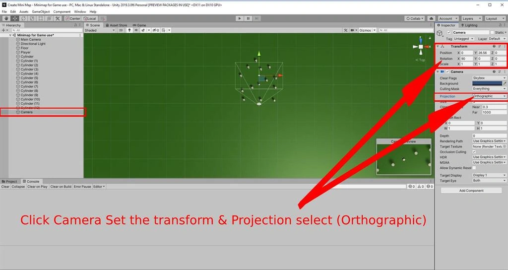 Create A Game Minimap Using C# Scripts In Unity