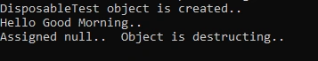 Assigned null
