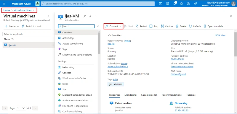 Generalize Virtual Machines and Create Image VMs in Azure Portal
