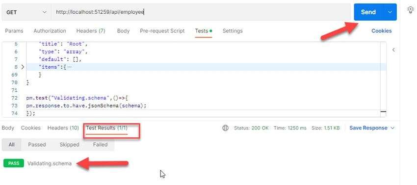 Generate And Validate JSON Schema With JSON Response Using Postman