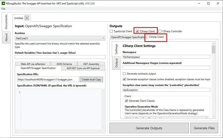 Client Checkbox