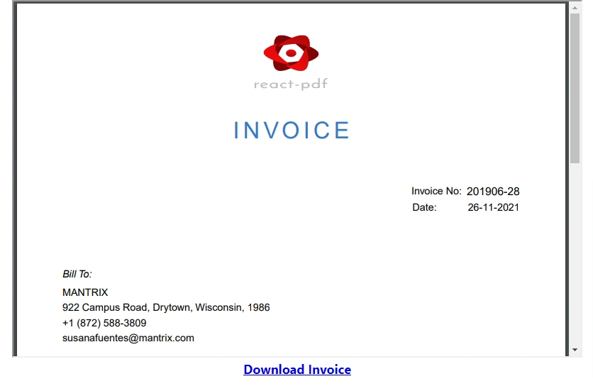 react-pdf-output