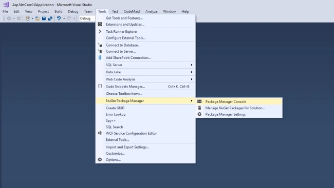 Generate Entity Framework Core Code First Models From Database In ASP.NET Core