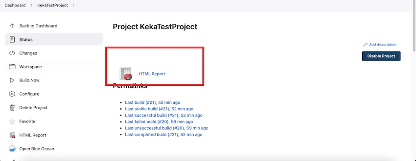 Generate HTML Reports In Jenkins