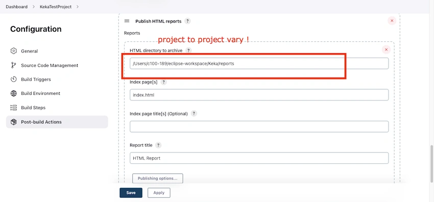 Generate HTML Reports In Jenkins