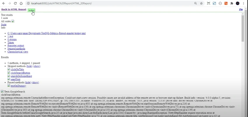 Generate HTML Reports In Jenkins