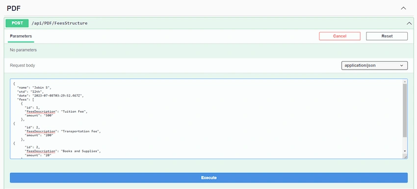 Generate PDF Files in .NET Core 6 Web API Using PDFSharp