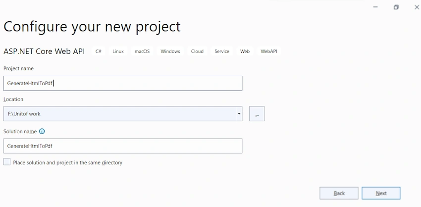 Generate PDF Files in .NET Core 6 Web API Using PDFSharp